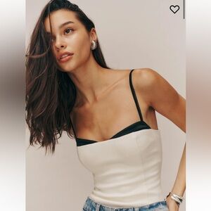 WORN ONCE reformation Melanie top